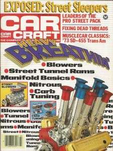 CAR CRAFT 1987 MAR - HEMI DUSTER, SHELBY, SD455 T/A